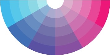 Bild für Blogartikel color wheel kalte Farben Farblehre Grundlagen